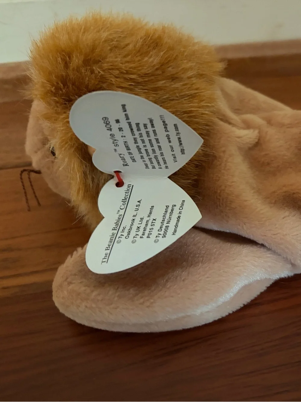 “Roary” Beanie Baby